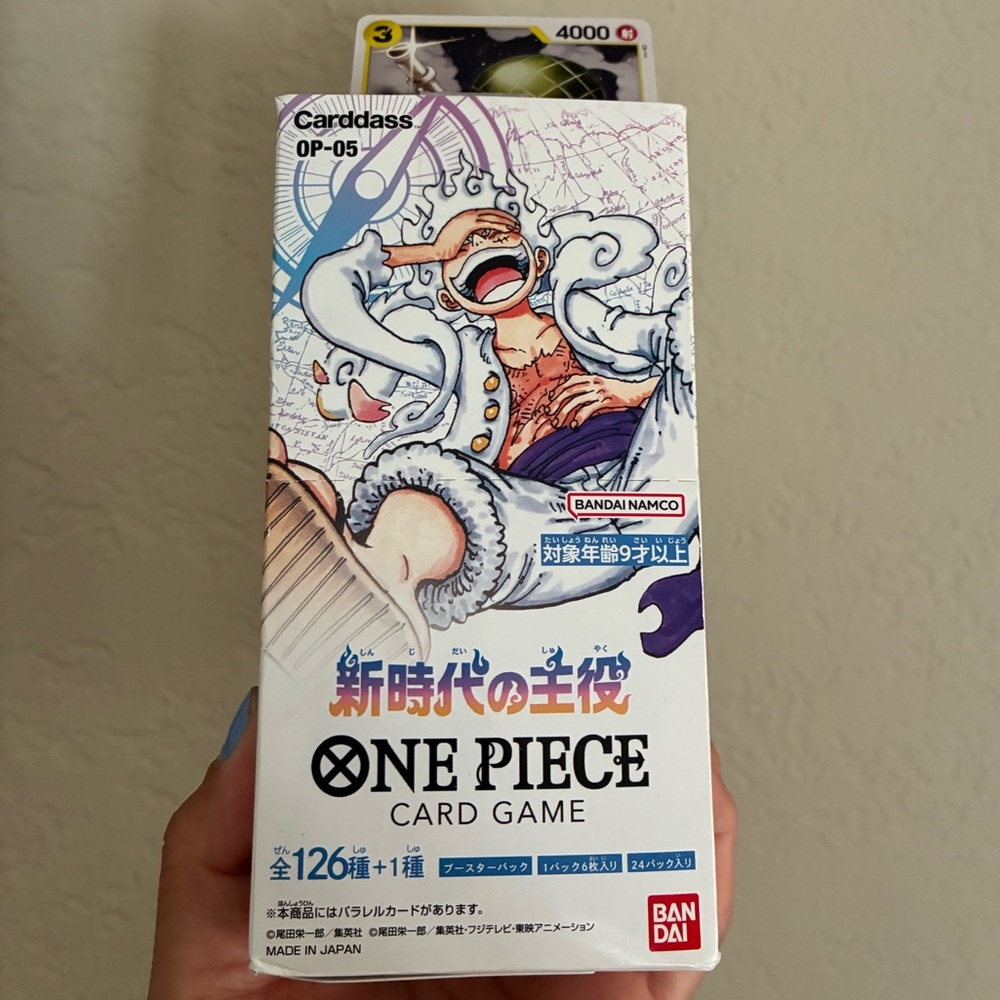 One Piece Card game set. Open box, unsealed. Like new.